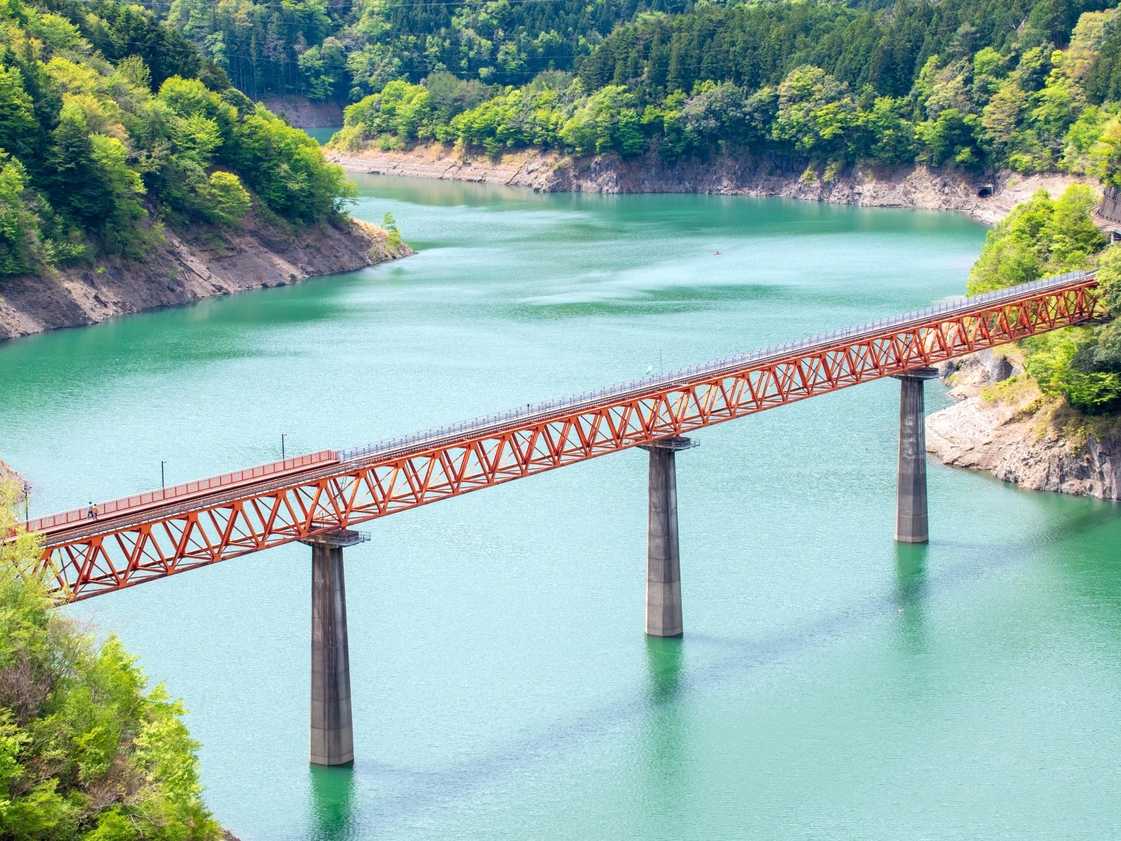 レインボーブリッジの“本家” は静岡県の真っ赤な橋　思わず写真撮りたくなる絶景